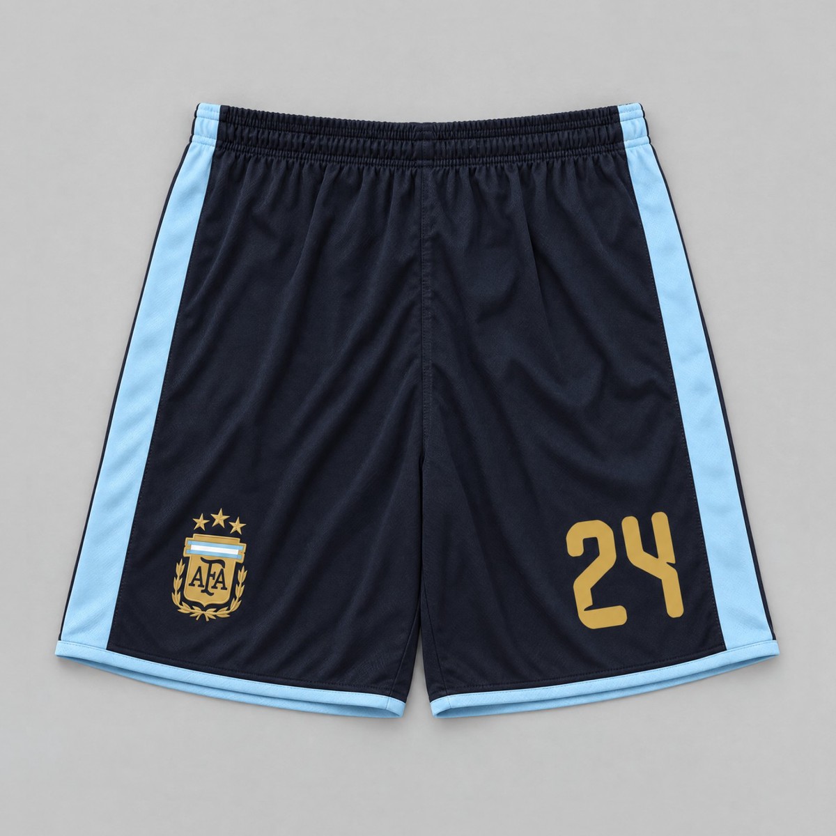 #24 Enzo Fernndez Argentina Soccer Shorts
