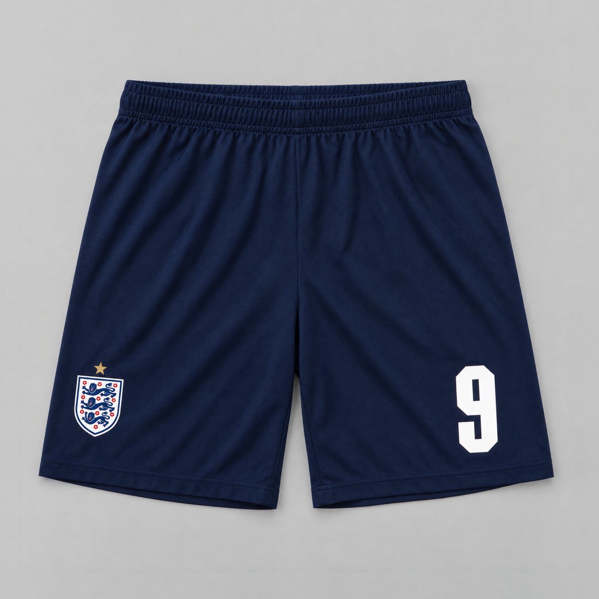 #9 Harry Kane England Red Navy Soccer Shorts