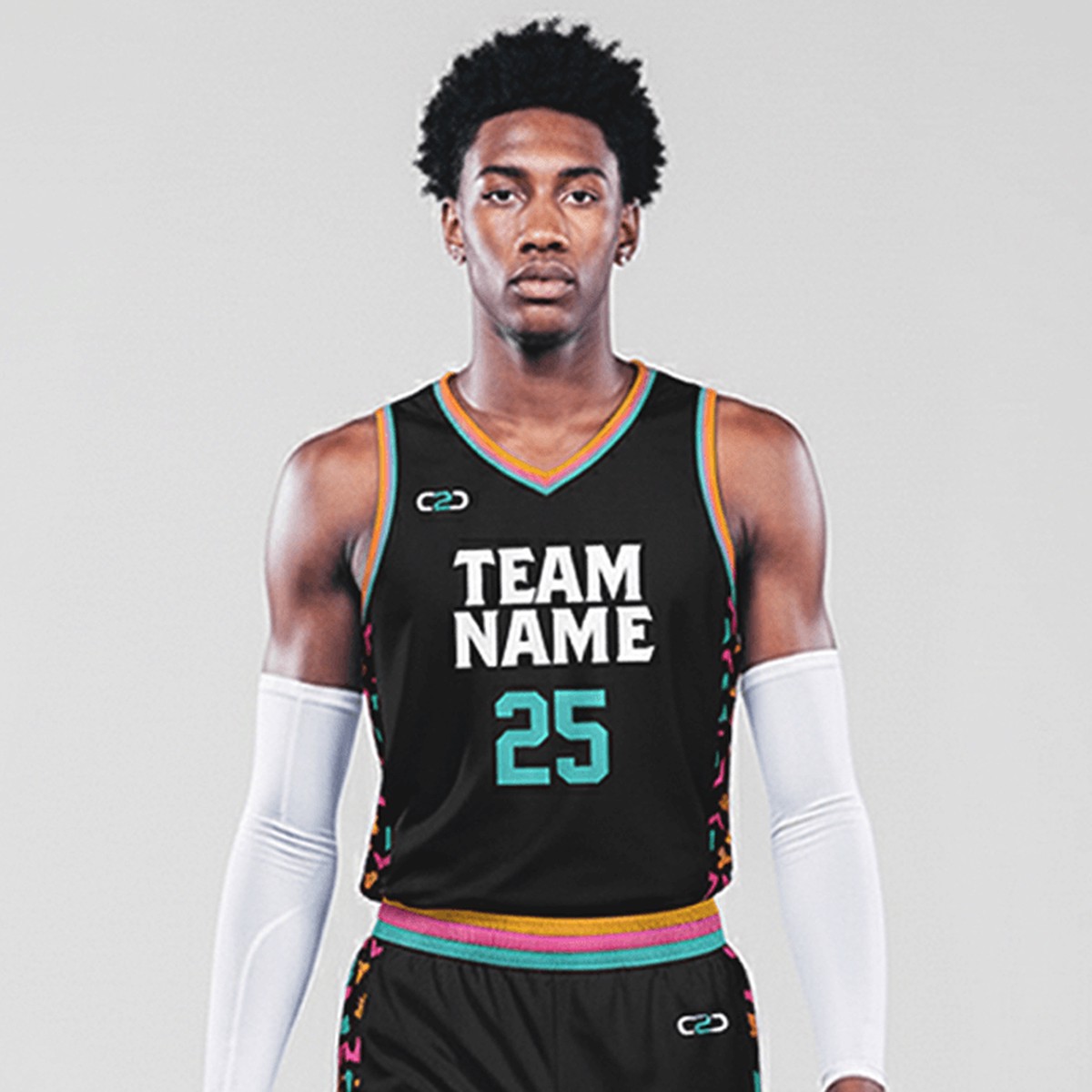 Custom Fiesta Street Core Reversible Basketball Singlet