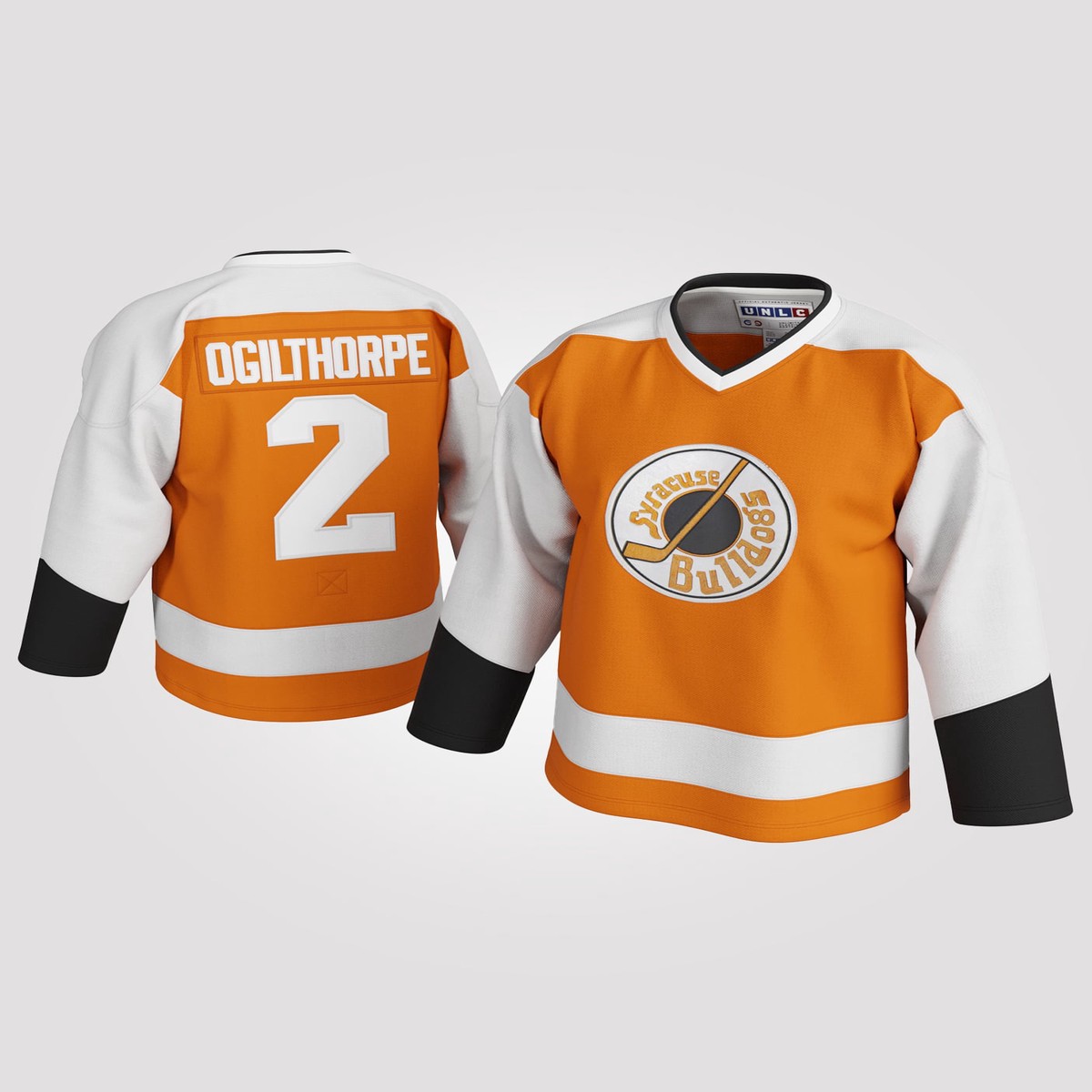 Ogie Ogilthorpe #2 Slap Shot Syracuse Bulldogs Hockey