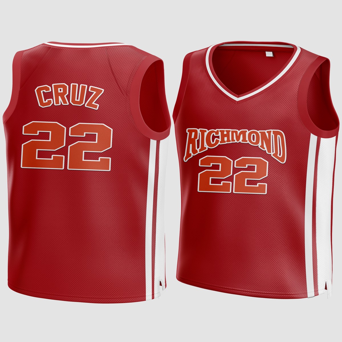 Timo Cruz #22 Richmond Oilers Coach Carter Jersey