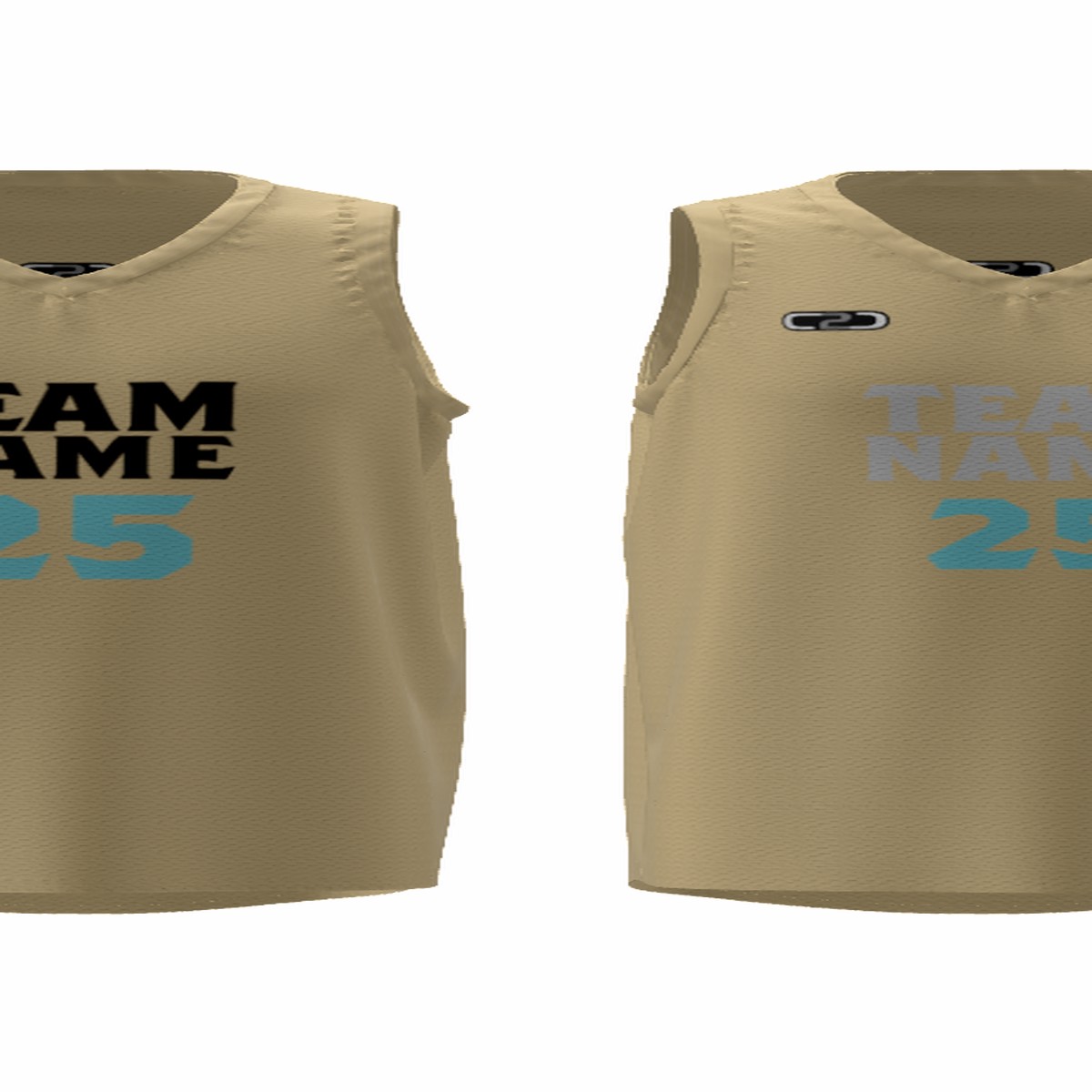 Top Pick Core Reversible V Singlet Side Panel Custom