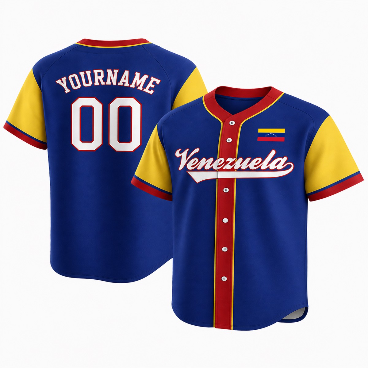 Venezuela Custom Baseball Jersey