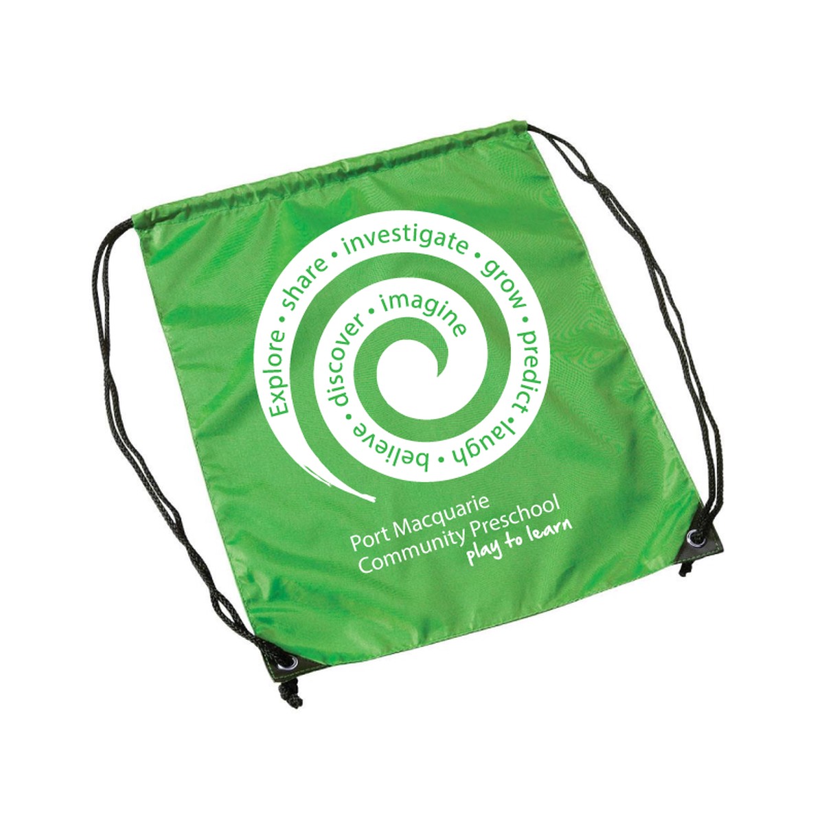 PM Community Preschool Drawstring Backpack