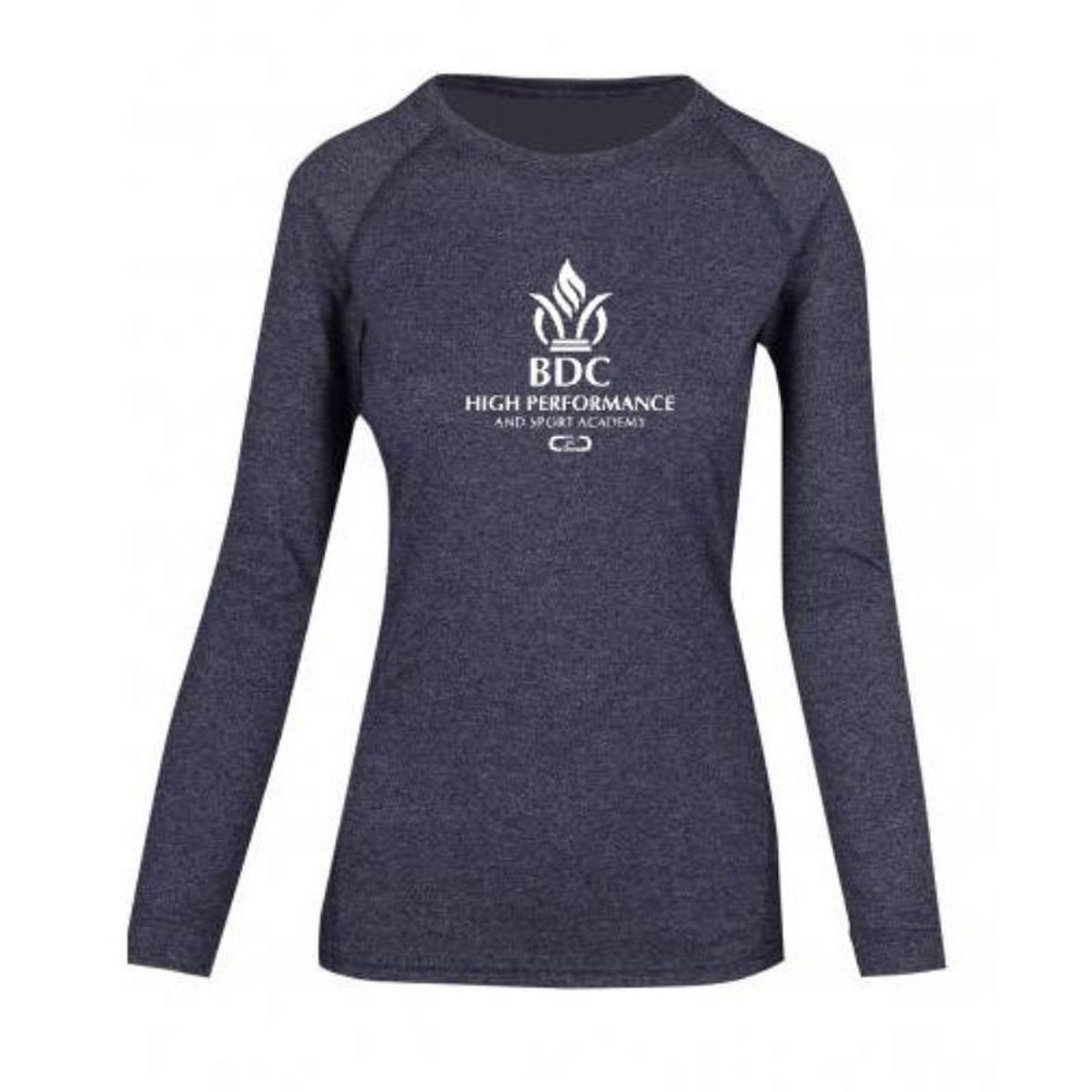 Bishop Druitt College Long Sleeve Tee Navy Heather