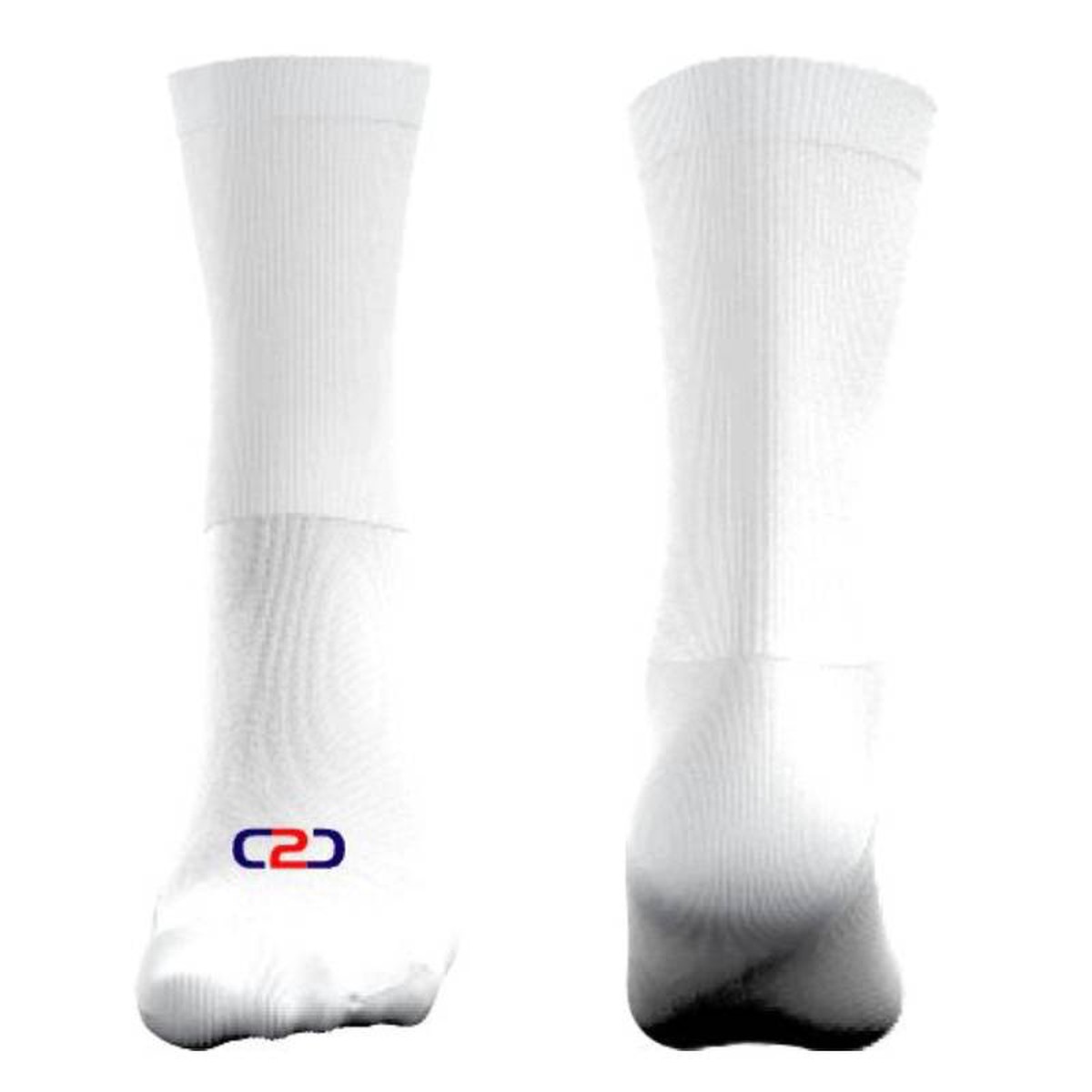 CAVS Basketball Crew Socks White