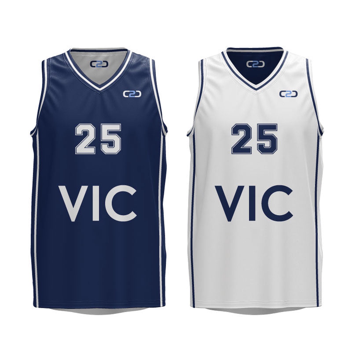 Custom Vic Core Reversible Basketball Singlet