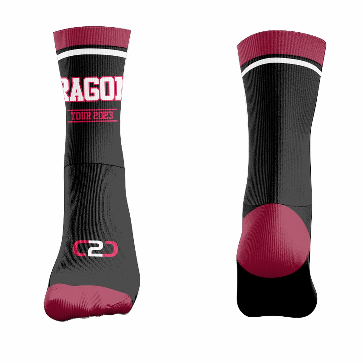 Dragons Crew Socks Design Your Own Custom MOQ 10/size