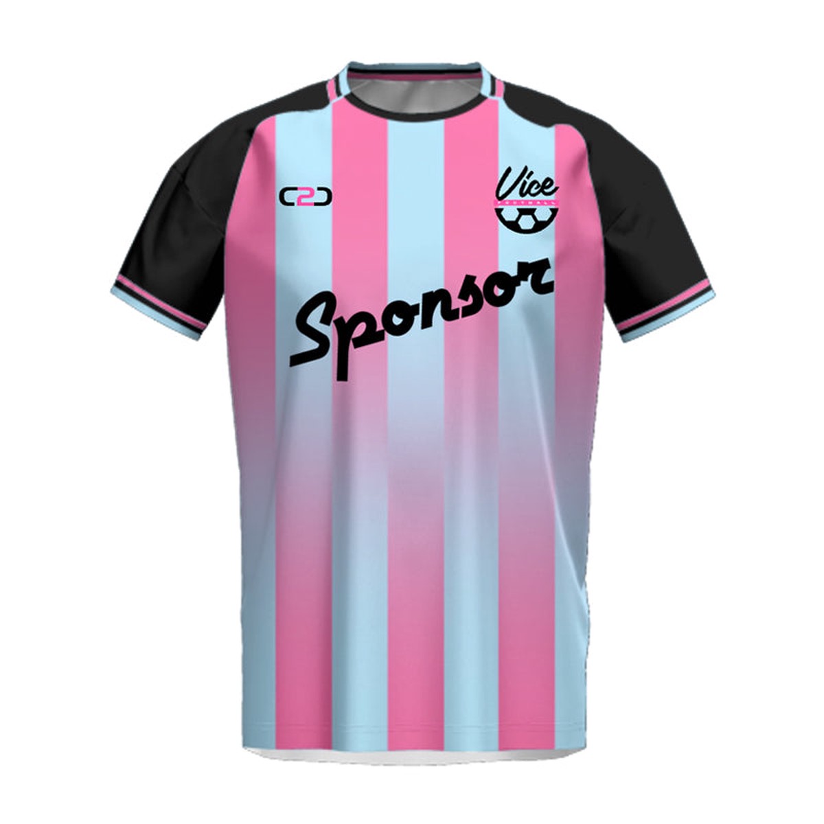 Miami SlimFit HP Soccer Jersey Crew Neck Design Your Own Custom