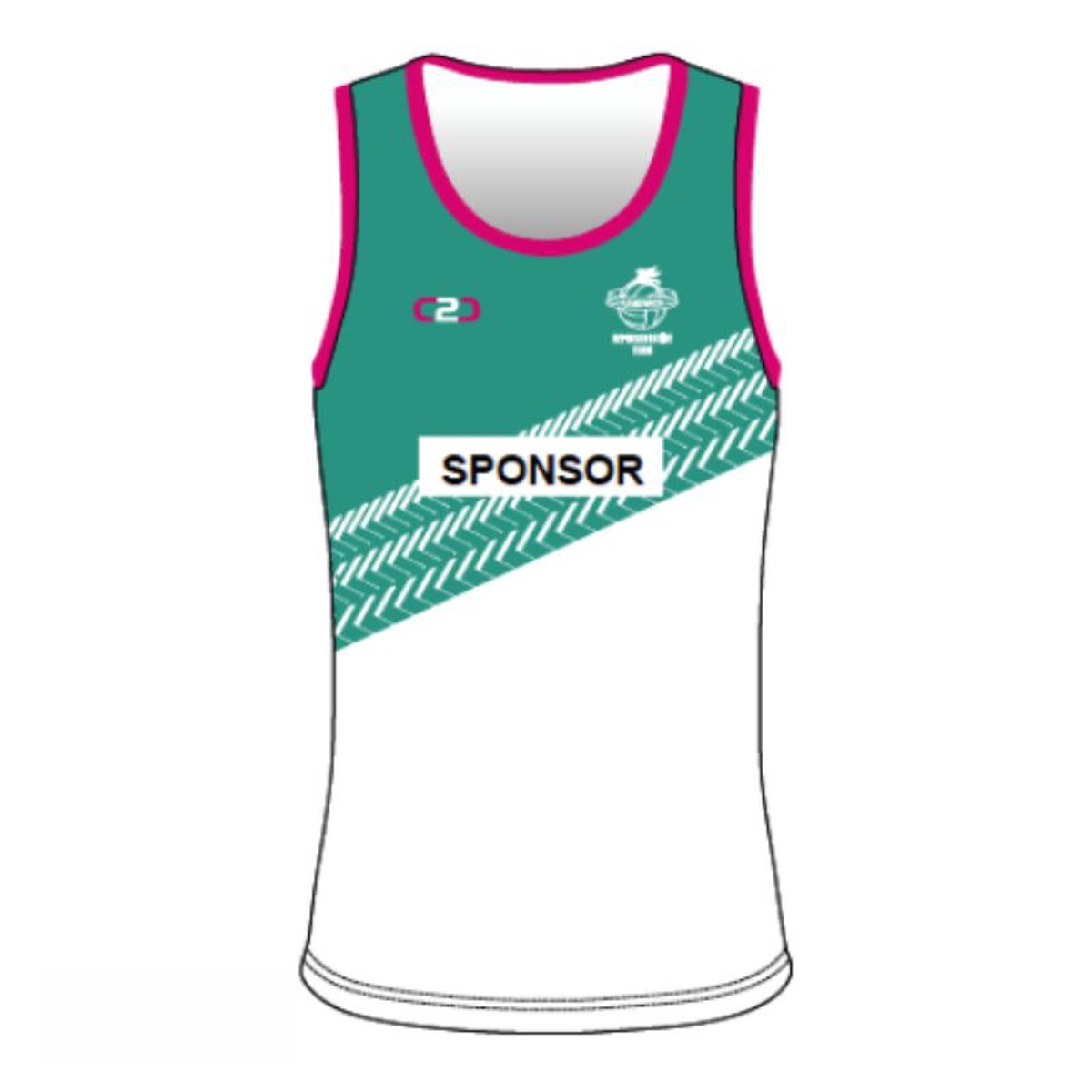Randwick Netball Mens Singlet with Velcro
