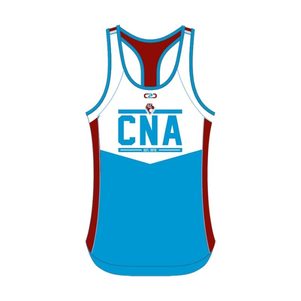 CNA Senior Training Singlet Blue