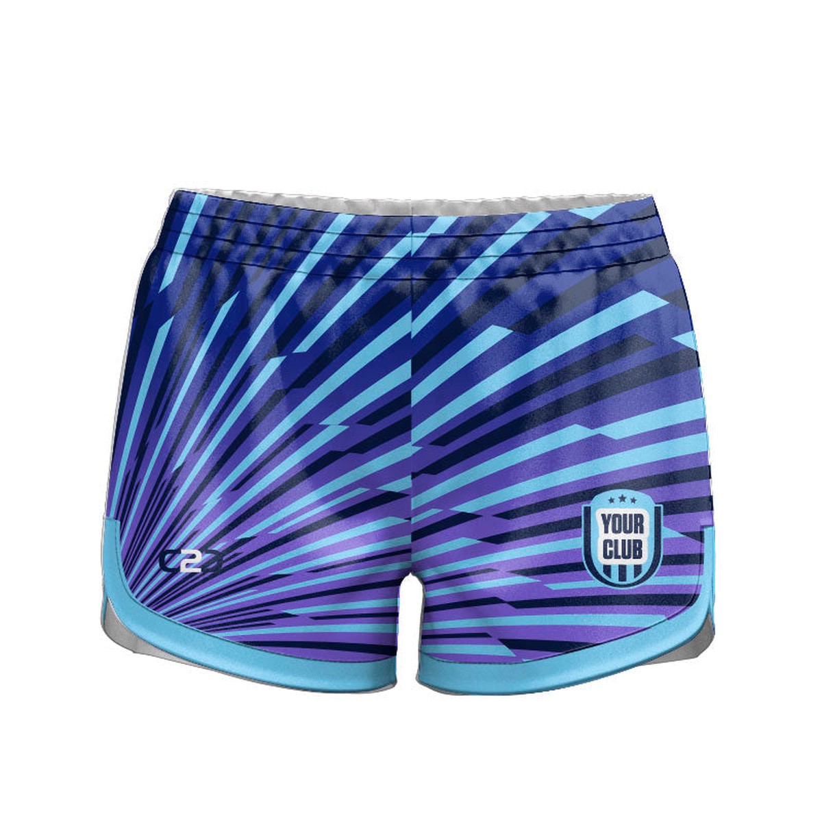 GAMMA SlimFit HP Ladies Girls High Thigh Curve Shorts Design Your Own Custom