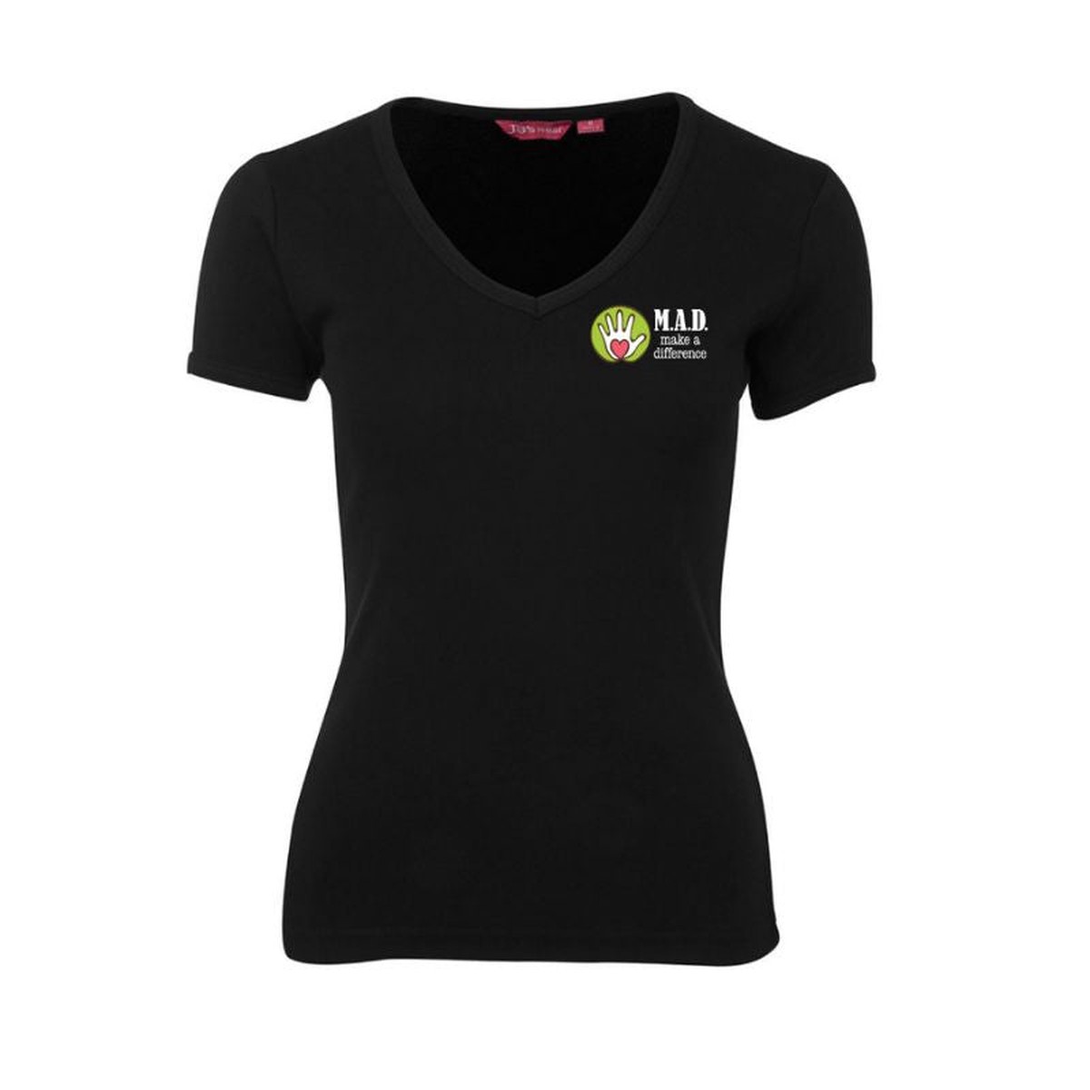 Make A Difference V Neck Tee Ladies