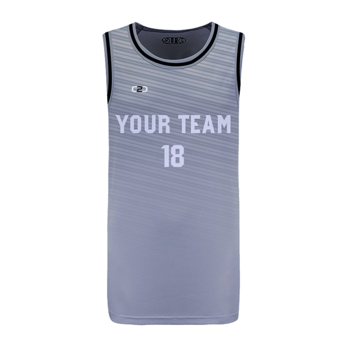 Custom Spurs Alt Icon Slimfit Hp Split Basketball Singlet