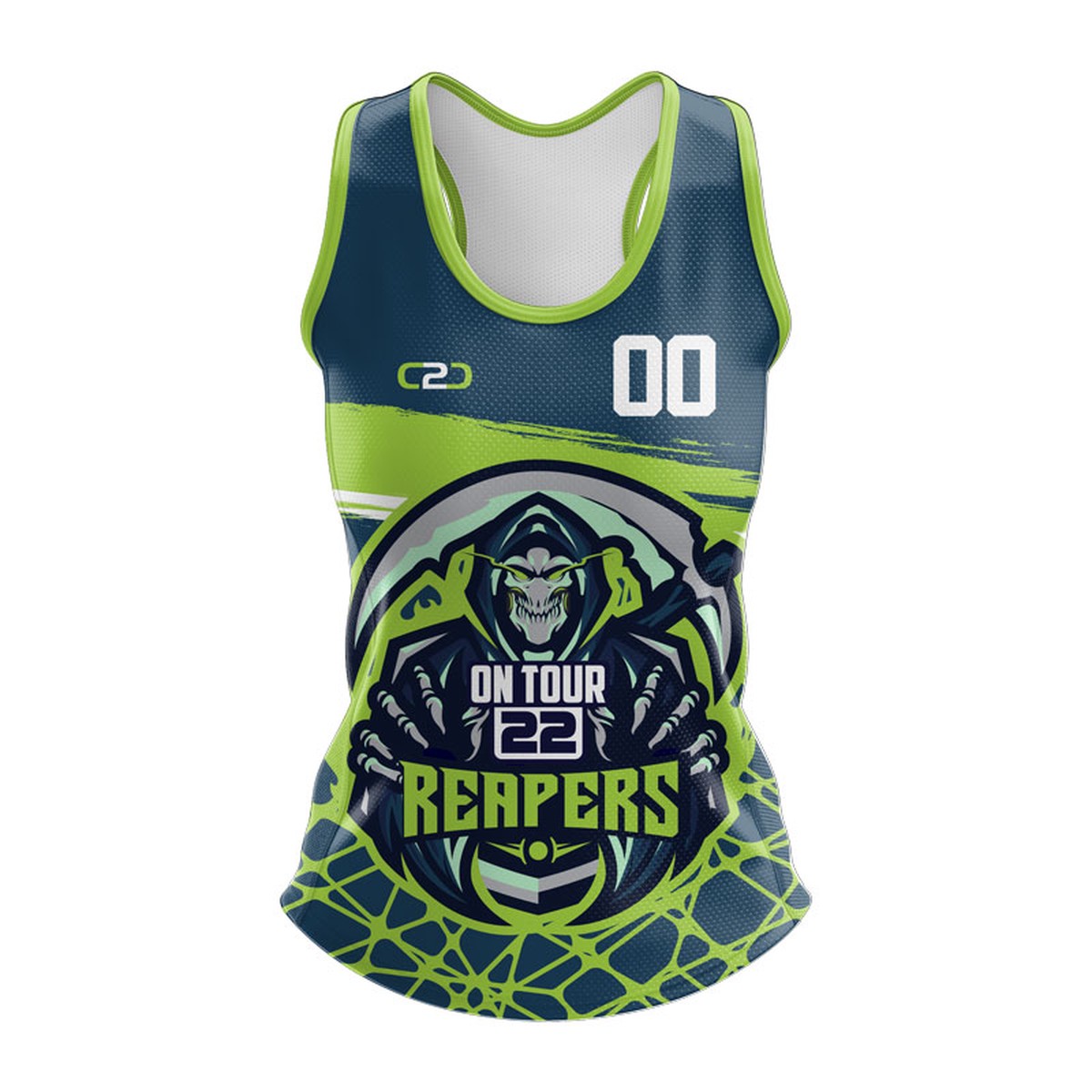Trippin Sport Singlet Ladies Racerback Design Your Own Custom