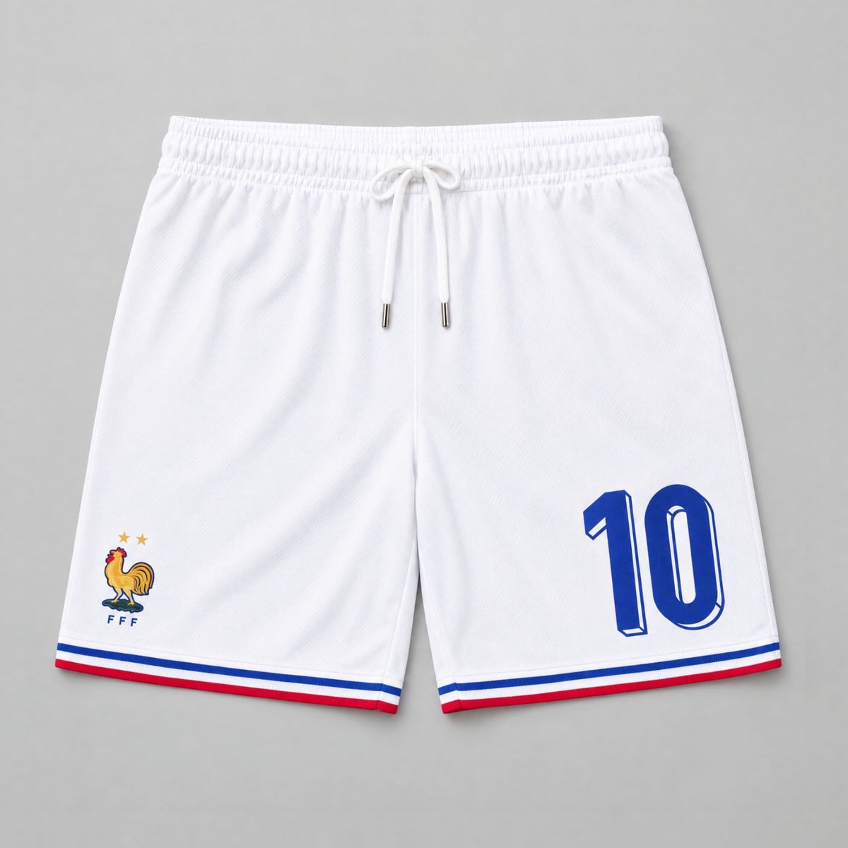 #10 Kylian Mbapp France Home Soccer Shorts