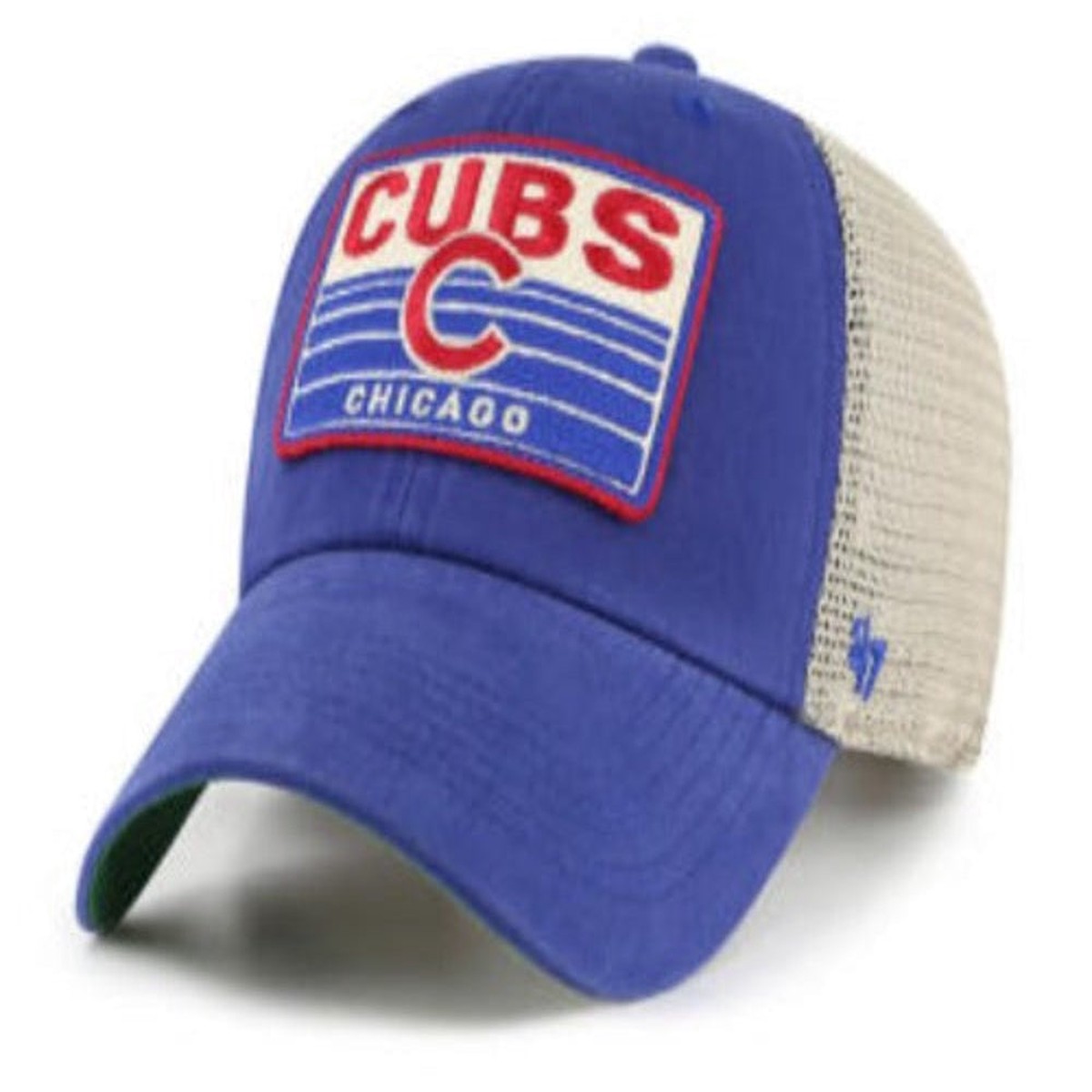 '47 Chicago Cubs Royal Four Stroke Clean Up Adjustable Hat